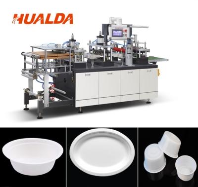 1000 Kgs Plastic Cup Forming Machine , Lid Punching Machine One Year Warranty