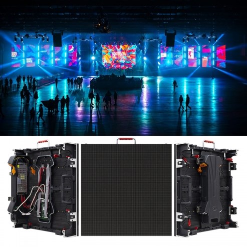 Tela de exposição alugado de alta resolução P2.976 do diodo emissor de luz de HD P3.91 P4.81 para a fase da igreja do casamento