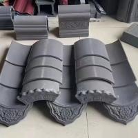 Des carreaux d'argile chinoise sur mesure, avec un motif de conception, et des matériaux de toiture de monastère