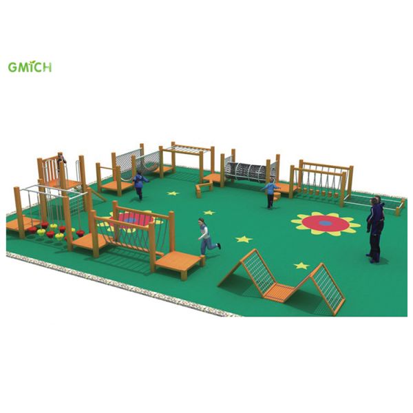 Amusement Park Equipment For Kids Hot Sale Safety Outdoor Wooden Playground