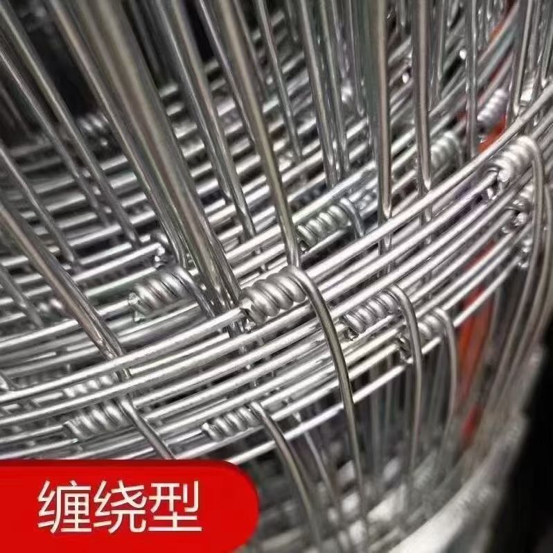 Electro Galvanized Grassland Fencing Hinge Joint 1.8m Height 100m Length Pasture Fence Roll