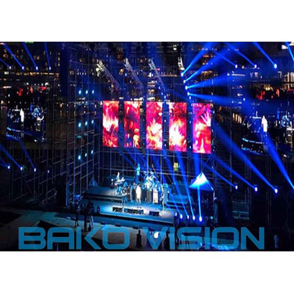 HD Rgb Digital Electronic Rental Led Display, Aluminium Panel Stage 500*500mm
