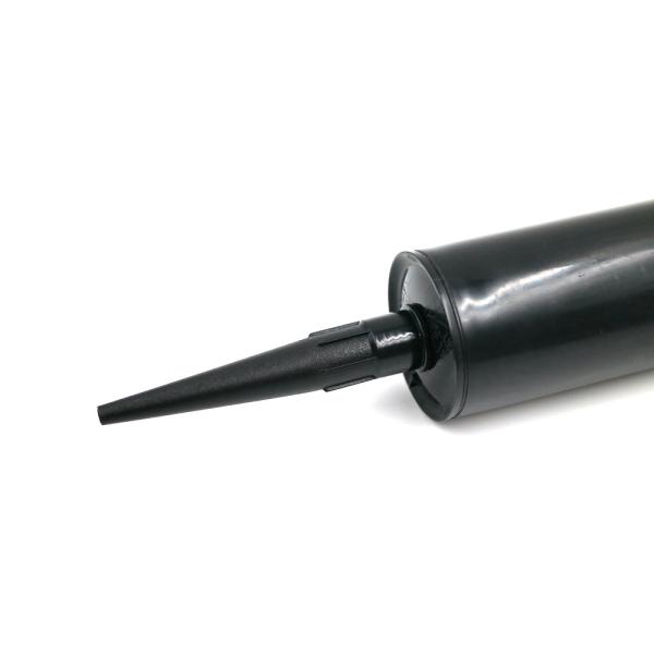 310ml Black Empty Plastic Caulk Tube Cartridge Tube with Nozzle and Plunger