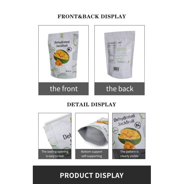 Заказные пакеты для упаковки пищевых продуктов Алюминиевая фольга Пластик для сушеного манго Пакет для упаковки Сушеный манго ролл пленка