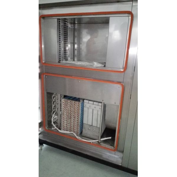 Grande câmaras ambientais do impacto das caixas quente refrigerado a ar e frio do LCD dois da cor