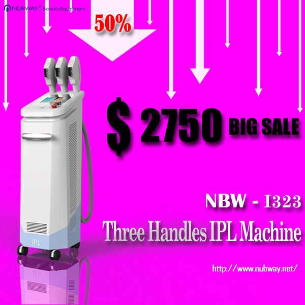 Hot Selling IPL Hair Removal Machine Beauty Machine Mutifunctional 3 Handles