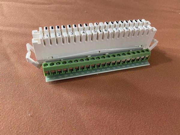 20 Pole Screw Terminal Block with 10 Pairs Krone Type PCB Type Disconnection or Switching Module LSA PLUS Krone