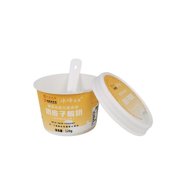 Transparent PET Plastic Cup for Displaying Food and Beverages High Temperature Resistant