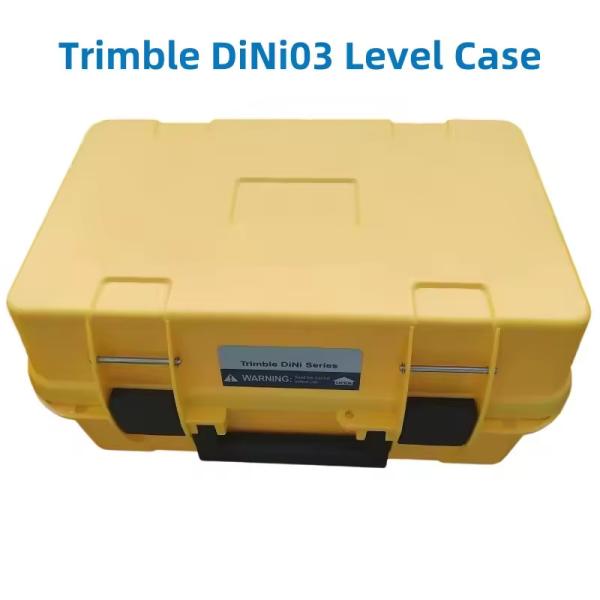 New Leveling Instrument Case Plastic Level Storage Box for Trimble DiNi03 Surveying Equipment Case Yellow