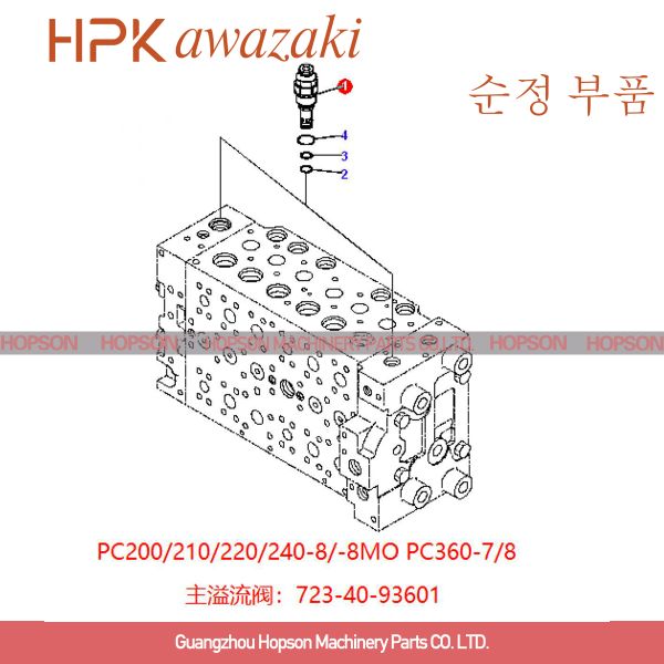 Основная пригонка PC200 PC210 PC220 PC240-8 PC300 PC360-7 модулирующей лампы KOMATSU
