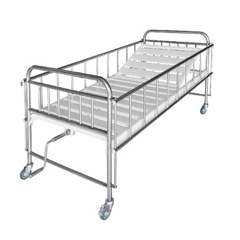 Medical Pediatric Children One Crank Beds Hospital Baby Bed Full Stainless Steel ALS - BB005