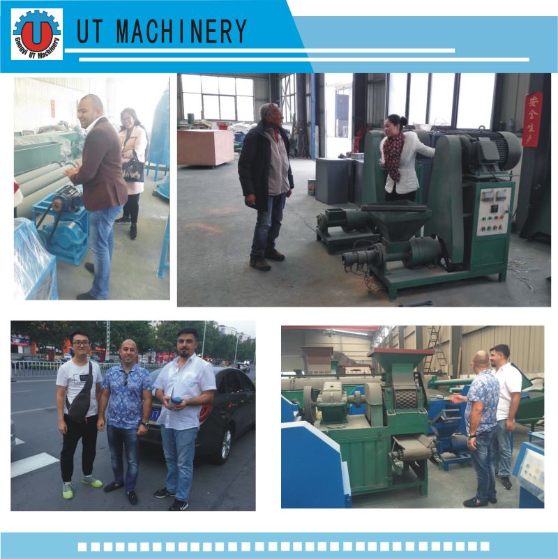 Специализированный биомассовый уголь коровьи навоза поршневый пресс деревянная пила Брикетная пресс-машина