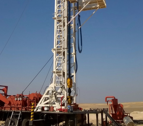 Foreuse du forage BZT1500/type matériel de forage de gazole de pile