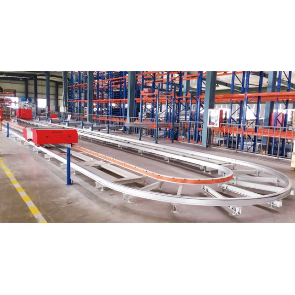 Two Way Radio Shuttle Cart And Carrier ASRS Automatic Storage And Retrieval System  Pallet Runner Rack System