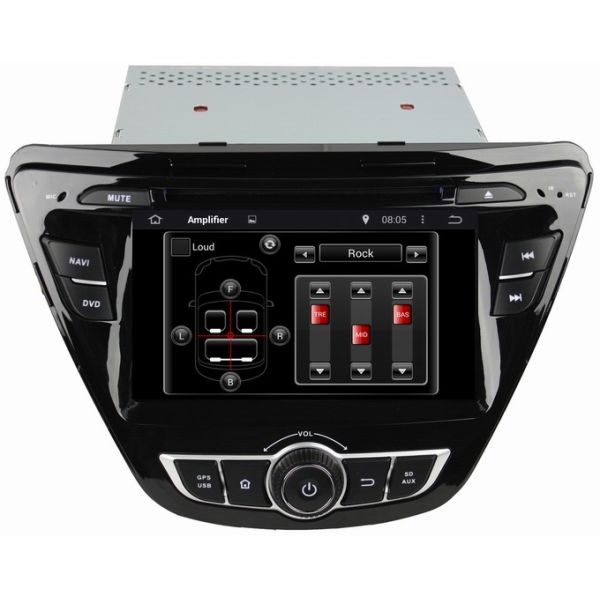 Ouchuangbo Car GPS Navigation Stereo DVD Player Hyundai Elantra 2014 Android 4.4 3G Wifi Bluetooth Radio OCB-7057D