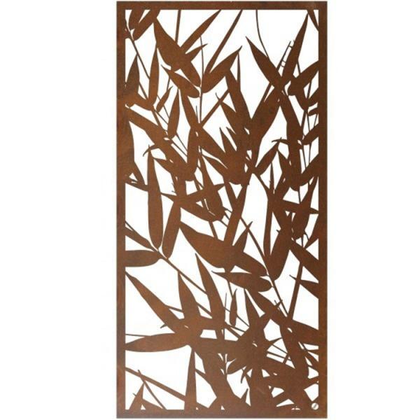 Painéis de tela de privacidade ao ar livre de arte de parede para jardim decorativos