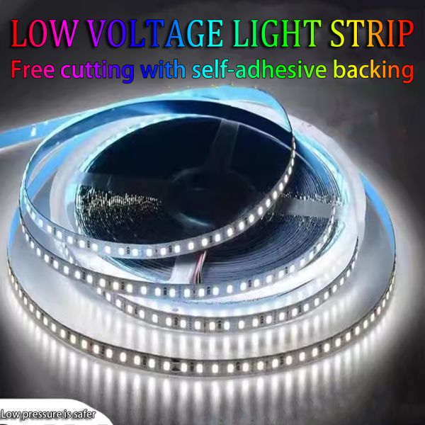 Внутренний и наружный 24В двойной ряд с самоклеящейся световой лентой с высоким уровнем освещения