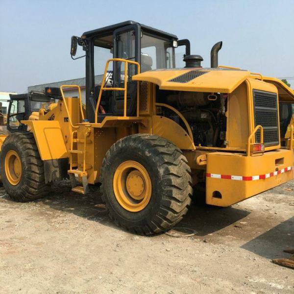Front Loader Moving Type Used Wheel Loaders With 3.2m Bucket Width