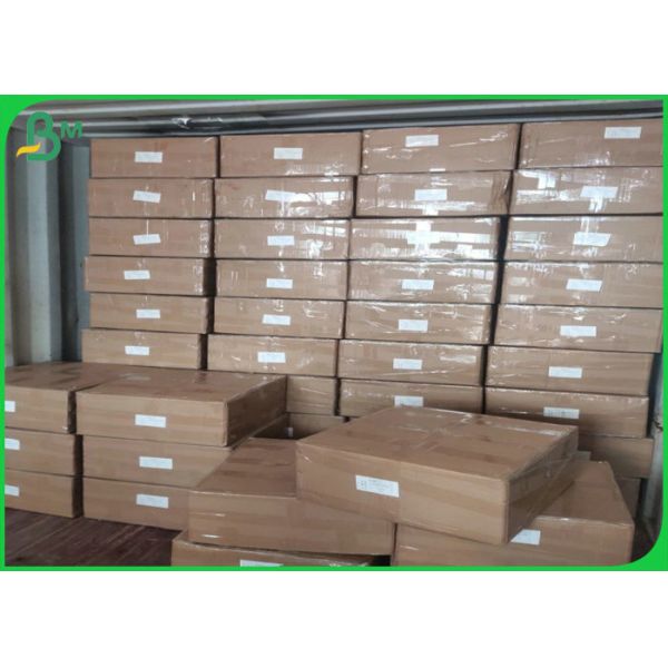 Natural FDA 60g 15mm MG Brown Kraft Paper For Waterproof Paper Straws