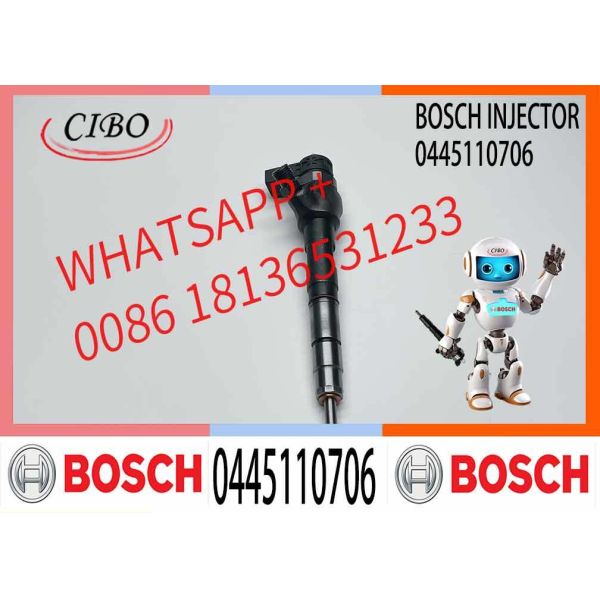 0445110706 0 445 110 706 Engine Parts Diesel Fuel Injector Common Rail Injector Assy for Maruti for Suzuki Celerio Su Carry