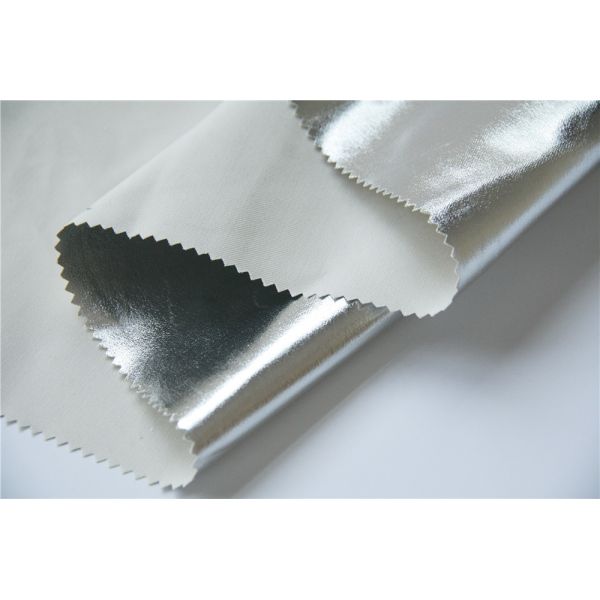 Heat Resistance 260 Degree Yellow Anti Cut Para Aramid Fabric Aluminum Coating