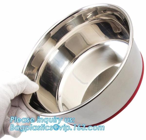 Dual-Purposed Dog Water Food Feeder Plastic Double Pet Bowls, Collapsible dog bowl plastic feeder pet cat food foldable