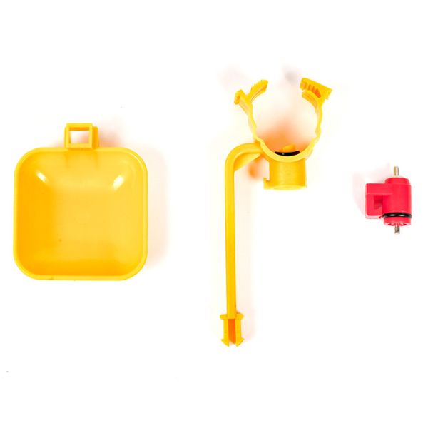 Tasteless Plastic Poultry Nipple Drinker PP SS304 Chicken Nipple Waterer