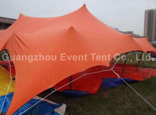 Fashionable Freeform Stretch Tent With Powder Coated Hot Dip Galvanized Steel Pipes