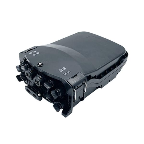 Black Outdoor IP65 Waterproof Optical Fiber Distribution Box KEXINT FTTH KXT-B-16L4
