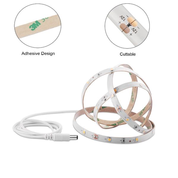 Motion Activated LED Dimmable Strip Lights with PIR Sensor