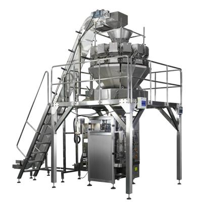 Máquina de empacotamento vertical congelada do selo da suficiência do formulário do alimento 500g