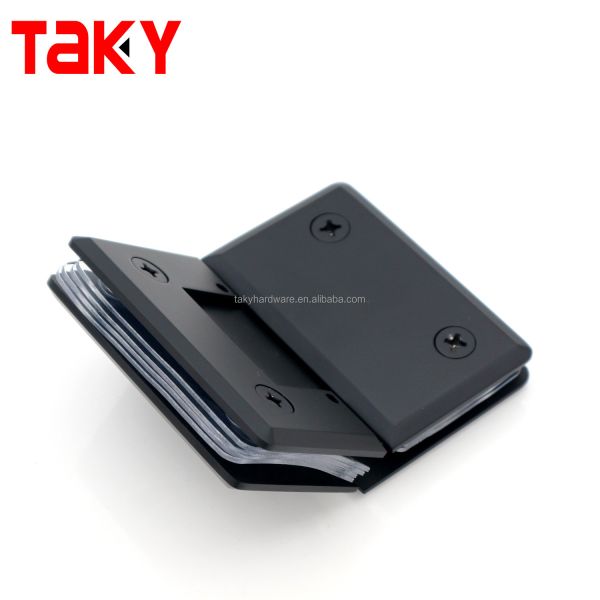 Стеклянные двери оборудование регулируемое 135 градусов стекло на стеклянный выпуклый край Душевые двери панцирь