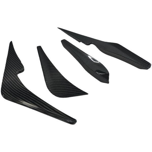 Replace and upgrade AMANS Style Dry Carbon Front Bumper Flaps Lotus Emira OEM Fit Aero Body Kit