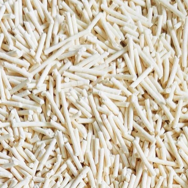 BSCI MSDS Litter de chat non parfumé en vrac 1,5 mm Petit poids Litter de tofu sable