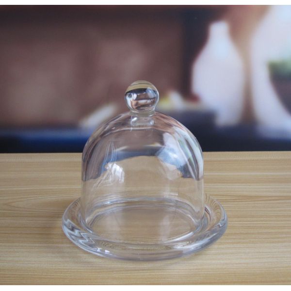 Мини круглые стеклянные опарникы с крышкой крышки, стеклянные банки хранения кухни