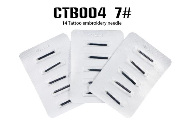 Stainless Steel Permanent Makeup Microblading Tattoo Needls Sterilized With Gamma Rays