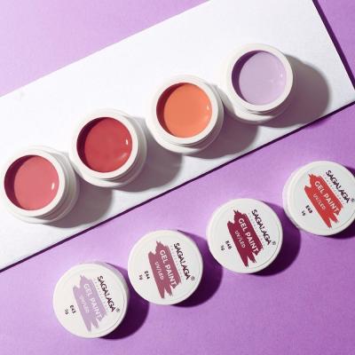 UV Gel Painting Drawing Gel Nail Polish Set in 102 Colors for Art Design Professionals' Enhancement