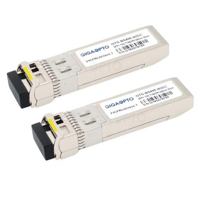 transceptores compatíveis de Cisco do ZR de 10G BIDI para SMF SFP-10G-BX80D