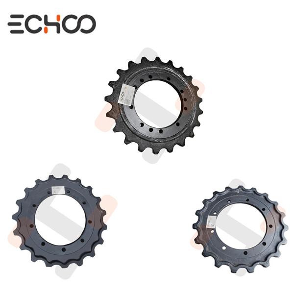 Rodas de cadeia para mini escavadeira JCB 801