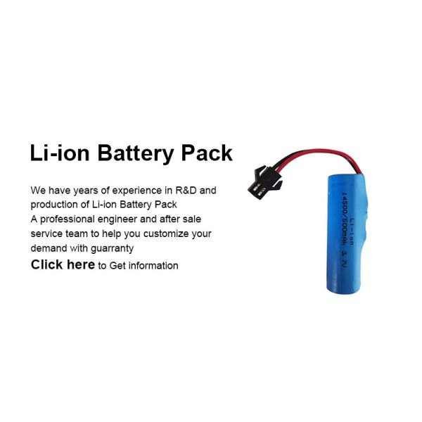 Paquete de baterías de iones de litio personalizado Li-ion promocional 3.7v 500mah