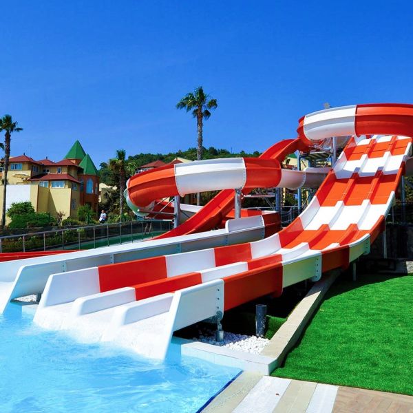 Детские открытые игровые площадки Бассейн аксессуары Слайд из стекловолокна для детей