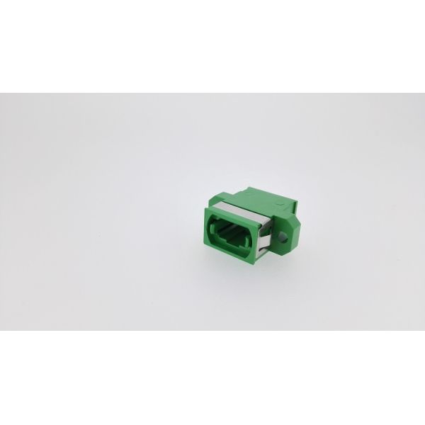 Single Mode Simplex MPO MTP Adapter , Up to Down MTP APC Terminal Green Adaptor