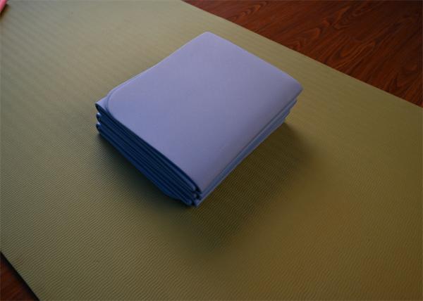 Collapsible Yoga Mat - 6mm Thickness, Blue, Brown, and Pink Color Options