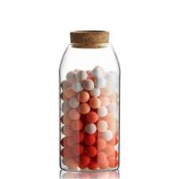 Pot en verre hermétique de Borosilicate de stockage transparent de nourriture