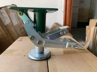 Ruedas de acero galvanizado verde elevación jacks superior 300KG capacidad de carga