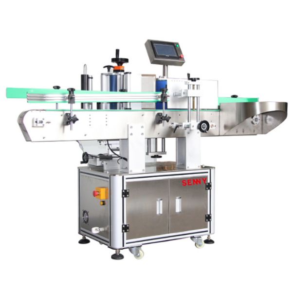 1.2kw Round Bottle Sticker Labeling Machine , 40pcs/Min Automatic Labelling Machine