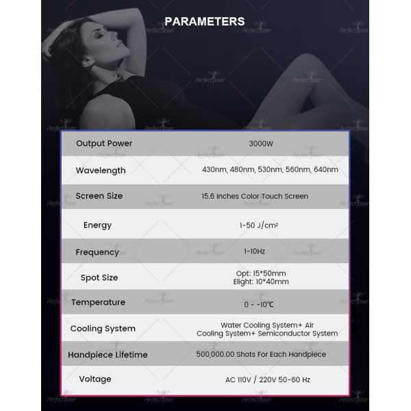 Эпилятор стороны машины удаления волос лазера ИПЛ СХР ОПТ поднимаясь безболезненный постоянный