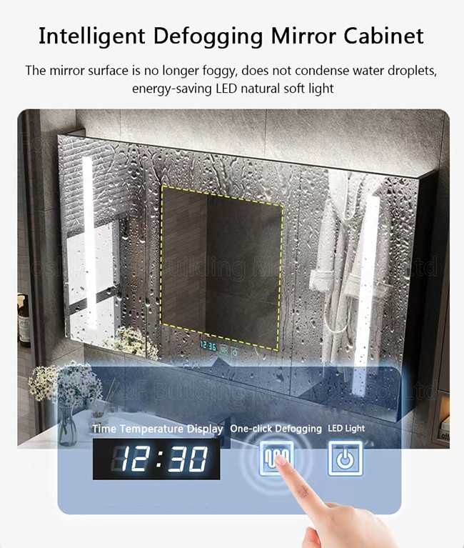 Блоки тщеты Bathroom OEM спекли каменный таз Countertop привели шкафы хранения зеркала