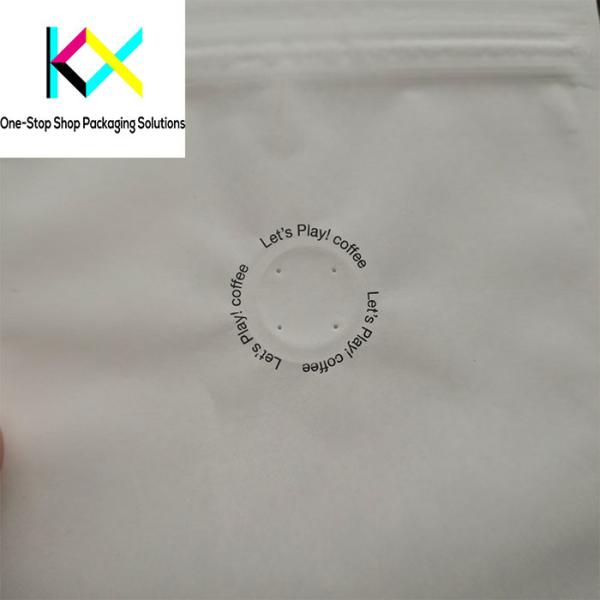 PET VMPET PE Aluminium Foil Standing Pouch Custom Made Coffee Bags