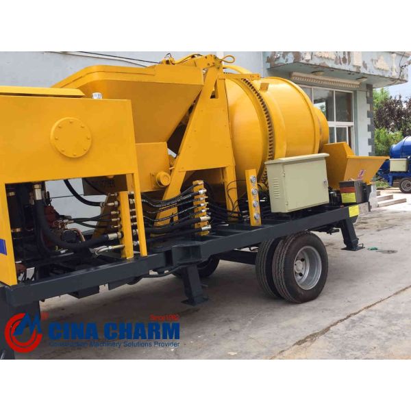 Electric Working Type 30m/H Diesel Concrete Pump JBS30 Concrete Cement Mixer Pump